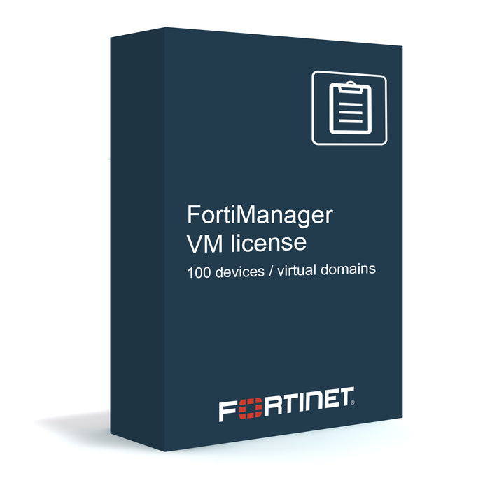 Upgrade license for adding 100 Fortinet devices/Virtual Domains; allows for total of 5 GB/Day of Logs and 1 TB storage capacity