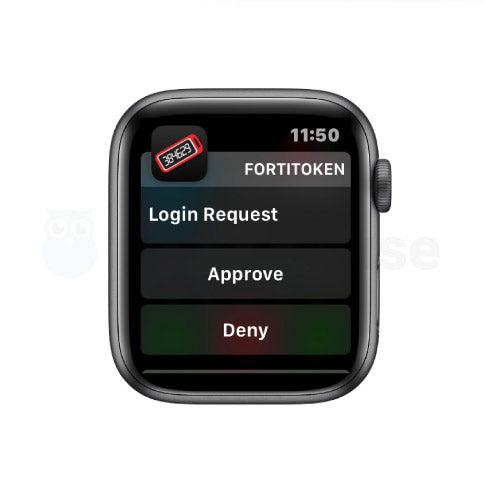 software tokens fortinet apple watch